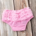 thumbnail image 3 of Toddlers Infant Baby Girls Lace Ruffle Bloomers,Newborn Baby Girl Tulle Skirt Shorts for Photoshoot Birthday Party Wedding Outfits,Elastic Cotton Tutu Briefs Panties Bottom Shorts Pink 6-12Months, 3 of 7