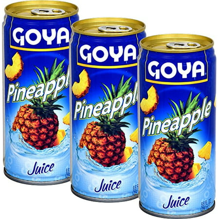Pineapple Pina Juice by Goya 9.6 Oz Pack of 3