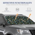 thumbnail image 5 of Yiaed Dinosaur Print Car Front Windshield Sun Shade,Foldable Anti-UV Car Sunshade for Front Window for Most Vehicles-Small, 5 of 5