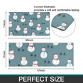 thumbnail image 7 of Blue Christmas Snowman Pattern Kitchen Rugs Sets Of 2,Anti Fatigue Kitchen Mat Rugs Non Slip Washable,Decorative Kitchen Floor Mats for Kitchen,Sink,Laundry,17"x30"+17"x47", 7 of 7