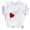 White, variant on Ichuanyi Womens Tops, Summer Women's Fashion Casual Valentine's Day Printing Round Neck Loose Short Sleeve T Shirt Pullover Tops