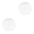 thumbnail image 1 of Wosthever Lámpara de luz de cristal colgante industrial vintage Lámpara colgante de techo con pantalla de globo Claro D13cm 2piezas Claro 13 cm, 1 of 1
