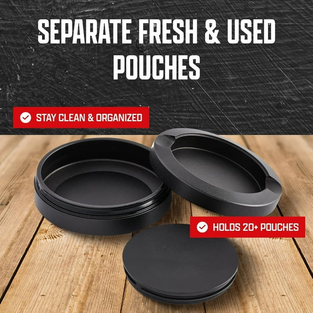 2-Pack Slim Aluminum Zyn Cases - Discreet Nicotine Pouch Holders, Holds 15 Pouches, Ultra Thin 5 thumbnail image