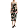 thumbnail image 2 of No Boundaries Juniors' Strapless Tie Front Jumpsuit, 2 of 5