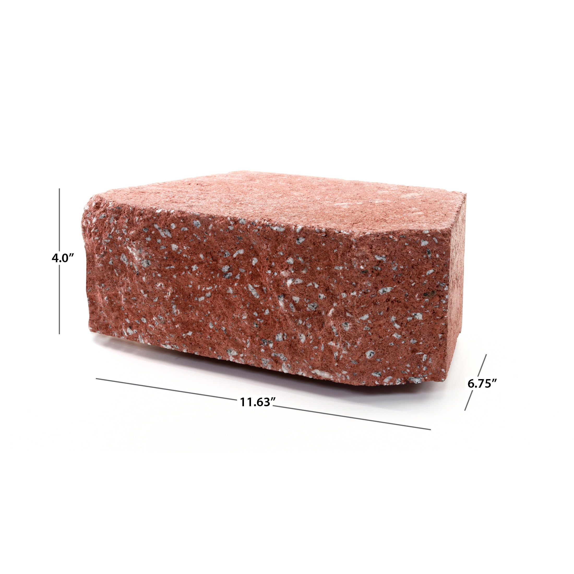Pavestone 12" Red Concrete Retaining Wall