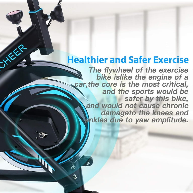 ANCHEER 40LBS Exercise Bike Indoor Cycling Comfortable Seat LCD Monitor 330LBS Capacity Walmart