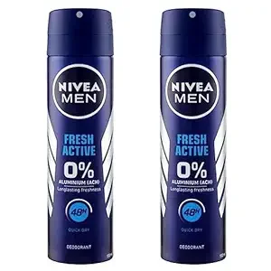 Nivea Men Fresh Active 48-hour Protection Anti Perspirant Spray 2-Pack (2 x 150ml)