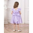thumbnail image 6 of IDOPIP Flower Girl Butterfly Bow Tutu Dress for Kids Baby Princess Wedding Party Dresses, 6 of 8
