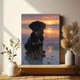 thumbnail image 6 of Rottweiler Dog Portrait Canvas Print Wall Art, Stylish Pet Wall Art for Living Room Bedroom Office Study Home Bar, 6 of 8