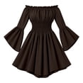 thumbnail image 4 of JAJAHO Girls Renaissance Dress Off Shoulder Bell Sleeve Pirate Halloween Dress For Carnival Party 3-11Y, 4 of 4