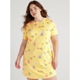 thumbnail image 2 of Joyspun Women's Short Sleeve Sleepshirt, Sizes S to 3X, 2 of 6