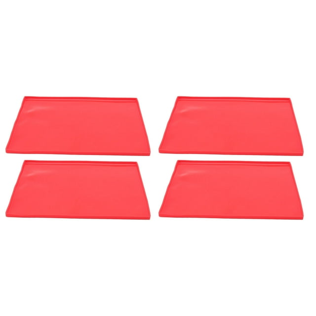 DEWIN Roll Cake Mat, Roll Cake Mat Prevent Stick Food Grade Silicone Flexible Baking Mold Dehydrator Mat with Raised Edge for Biscuits