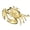 Style B, variant on Yihuala Brass Crabs Figurines Animal Statues Shelf Decors Accent Crabs Decorative Objects Tabletop Centerpieces Home Decoration