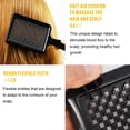 thumbnail image 4 of Aliver Detangling Hairbrush, Wet & Dry Vented Detangling Hair Brush, Quickly Detangles and Smooths Hair, Faster Blow Drying - Black, 4 of 10