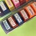 thumbnail image 3 of 8PCS French Teacher Stamps Self Inking Stamp Kit Teacher Ink Pads for Teacher Gift School Stamp With Box for Encourage Students, 3 of 4