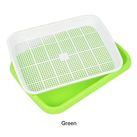 Hydroponics Seed Germination Tray Seedling Sprout Plate Grow Nursery Pots Vegetable Seedling Pot Plastic Nursery (Best Light To Grow Pot)