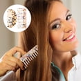 thumbnail image 3 of Peines de hoja de acetato de diente ancho, 2 uds., peines para desenredar el cabello, peines de bolsillo FRCOLOR HaoMX16317080, 3 of 6