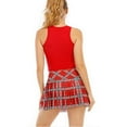 thumbnail image 5 of Women's checked pocket badminton running pleated skirt, suitable for sports and yoga, 5 of 5