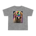 thumbnail image 2 of Golden Retriver Art - Unisex Mineral Wash T-Shirt - By A.Melo Originals, 2 of 4
