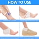 thumbnail image 4 of 3 Pares Protectores de Talón de Silicona, Protección de Taloneras Transpirables Ajustables, Protectores de Talón de Gel Hidratante, para Alivio del Dolor, Fascitis Plantar, Tendinitis, Espolón Calcáneo oso de fresa Electrónica, 4 of 5