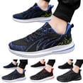 thumbnail image 6 of Sngxgn Men's Running Shoes Comfortable Lightweight Breathable Walking Shoes Workout Casual Sports Shoes(Blue,44), 6 of 8