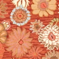 thumbnail image 2 of Country & Floral Rug - Blossom Wool Pile -Red/Multi-Color:Red/Multi,Design:Country & Floral,Shape:Rectangle,Size:6'LX4'W, 2 of 3