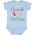 thumbnail image 3 of Inktastic I Love My Memaw Girls Baby Bodysuit, 3 of 5