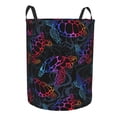 thumbnail image 2 of Daiia sea Turtle Laundry Hamper With Handles Large Storage Basket/Toy Organizer/Dirty Clothes Collapsible Waterproof For College Dorms, Bedroom,Bathroom, 2 of 8