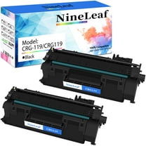 NineLeaf 2-Pack CRG119 Compatible Toner Cartridge Replacement for Canon 119 3479B001AA Black Toner for imageCLASS MF414dw MF416dw MF5950dw MF5960dn MF6180dw lbp6670dn LBP251dw LBP253dw Printer