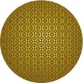 thumbnail image 1 of Ahgly Company Tapis Rond Lavable en Machine Intérieur Transitionnel Brun Bronze Foncé, 4 Pieds Rond, 1 of 7