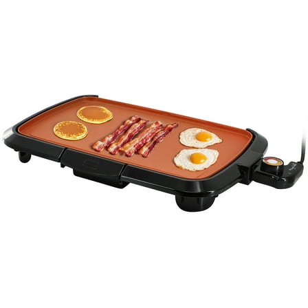 MegaChef 16.02 Inch Electric Grill with Copper Coating