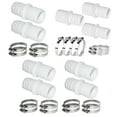 thumbnail image 4 of Hose Connector with 38mm Hose Clamps – Pool Hose Adapter, 4 of 7