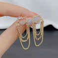 thumbnail image 1 of Pendientes de borla de estrella y luna de aguja de plata S925 para mujer, exquisita y romántica, joyería de moda, regalo de fiesta, venta al por mayor, nueva tendencia, 1 of 4