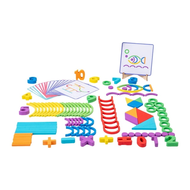 Bloques de patrón de madera para niños, juguetes educativos Tangram, tablero de rompecabezas, juego a juego, juego de rompecabezas de formas Tangram