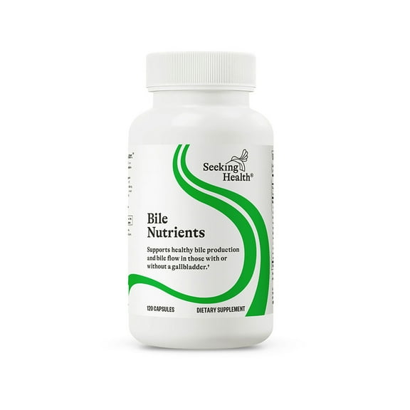 Seeking Health Bile Nutrients, Herbal Digestive Support for Healthy Gallbladder Function and Bile Production, Supports Healthy Fat Digestion and Liver Function (120 capsules)*