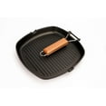 thumbnail image 5 of MasterPan Non-Stick Grill Pan Wooden, 11", Folding Handles, 5 of 11