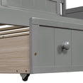 thumbnail image 5 of Gewnee Wood Twin Size Daybed with Two Storage Drawers for Kids Bedroom,Gray, 5 of 8