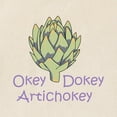 thumbnail image 2 of CafePress - OKEY DOKEY ARTICHOKEY Tote Bag - Unisex Canvas Tote Bag, Beige, 1-Piece, 2 of 6