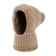thumbnail image 3 of Gorro de invierno para mujer, gorro de esquí, cómodo calentador de cuello, protección para las orejas. Caqui, 3 of 9