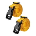 thumbnail image 2 of 2 piezas Carreras de carrito de golf correas de equipaje de nylon Práctico con la hebilla de liberación rápida Viajes de 39 pulgadas tiras de azotes Oro, 2 of 8