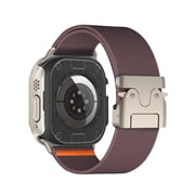 RoseOcean 2-in-1 Armor Case with Nylon Band for Apple Watch Ultra 2 49mm 46mm 45mm 44mm 42mm Series 10 9 8 7 6 SE 5 4 3