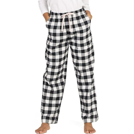 Women's Flannel Pajama Pants, Plaid Cotton Pajamas, Comfy Lounge Sleep ...