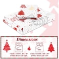 thumbnail image 2 of BLEUM CADE 3 Pieces Christmas Duvet Cover King Size,Xmas Tree Comforter Cover Set with Zipper Closure Christmas Cover with Zipper Closure Soft Bedding Sheet Set,Red, 2 of 7
