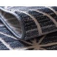 thumbnail image 6 of Jill Zarin’s Uptown Round Diamond Modern Area Rugs, Navy, 6 of 8