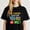 Black-2, variant on Colorful Lettering Graphic For Women Happy Last Day of School Themed Casual Tee print T Shirt