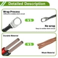 thumbnail image 2 of Universal 3/8" Lug 8 AWG Battery Inverter Cable Black 1FT Battery Cable Tinned Copper 1 Pc, 2 of 7