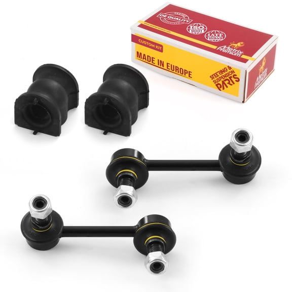 Metrix Premium Chassis Parts-4 PC Rear Sway Bar Stabilizer End Link w Stabilizer Bar Bushing Kit Fits 02-04 Honda CR-V