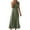 Army Green, variant on Summer Fashion Plus Size Spring Dresses for Women 2026 Cotton And Linen Solid Color Causal Turndown Collar Sleeveless Button