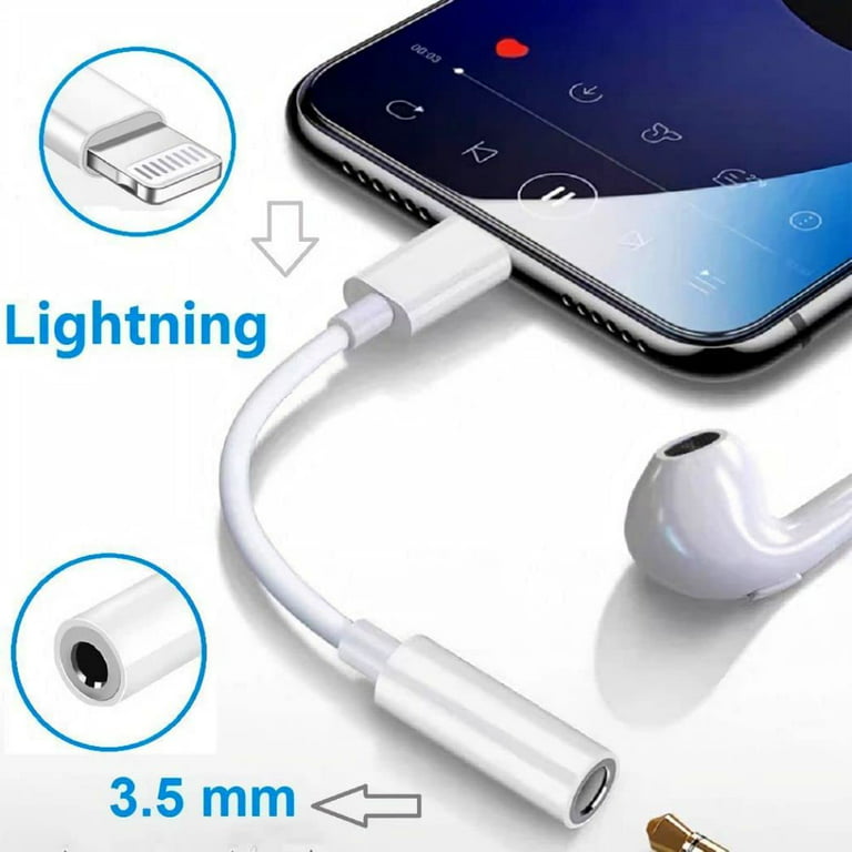 Lightning to 3.5mm Headphone Jack Adapter - Apple (IN)