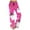 Pink, variant on PMUYBHF Velvet Pants Women Petite Plus Ladies' Casual and Comfortable Women's Casual and Fashionable Printed Drawstring Splicing Comfortable Pants Wide Leg Pants Sweat Pants for Womens Baggy Petite